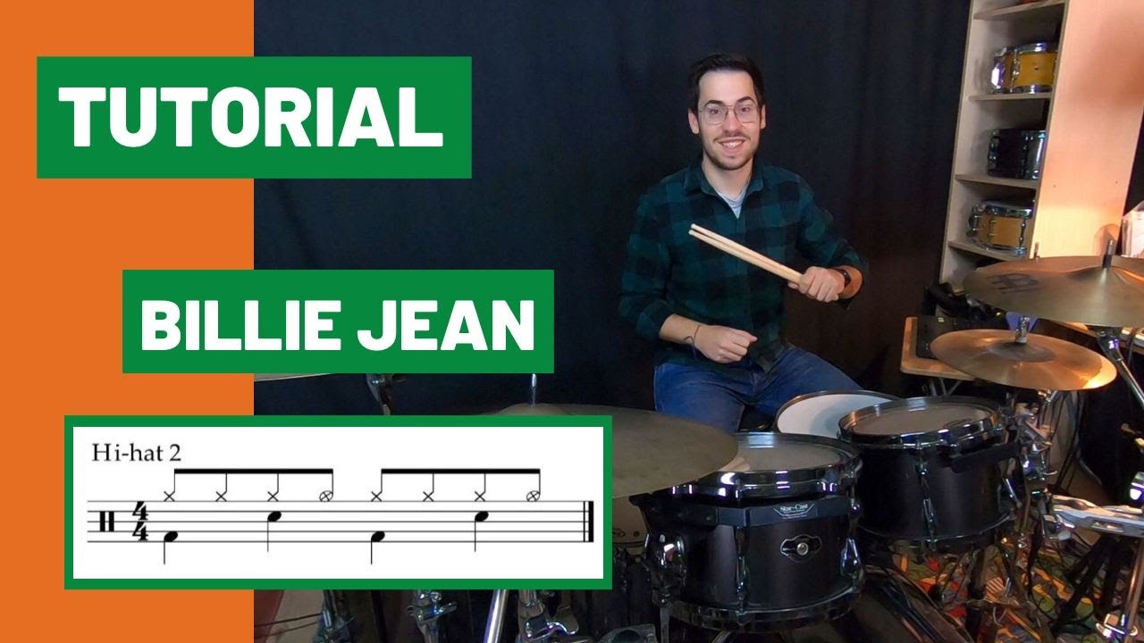 C&oacute;mo tocar BILLIE JEAN en BATER&Iacute;A - Michael Jackson (TUTORIAL Espa&ntilde;ol)