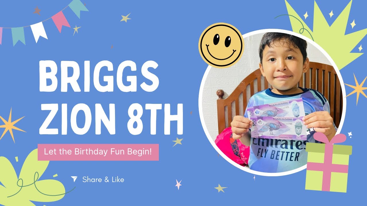 Happy 8th Birthday Briggs Zion #birthdaycelebration 
