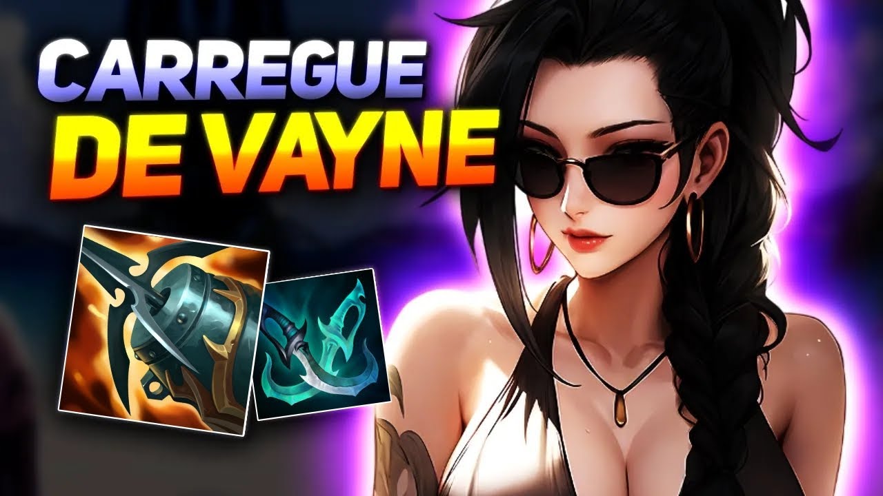 DEI AULA DE VAYNE ADC NO DIAMANTE (GAMEPLAY FOCADO)