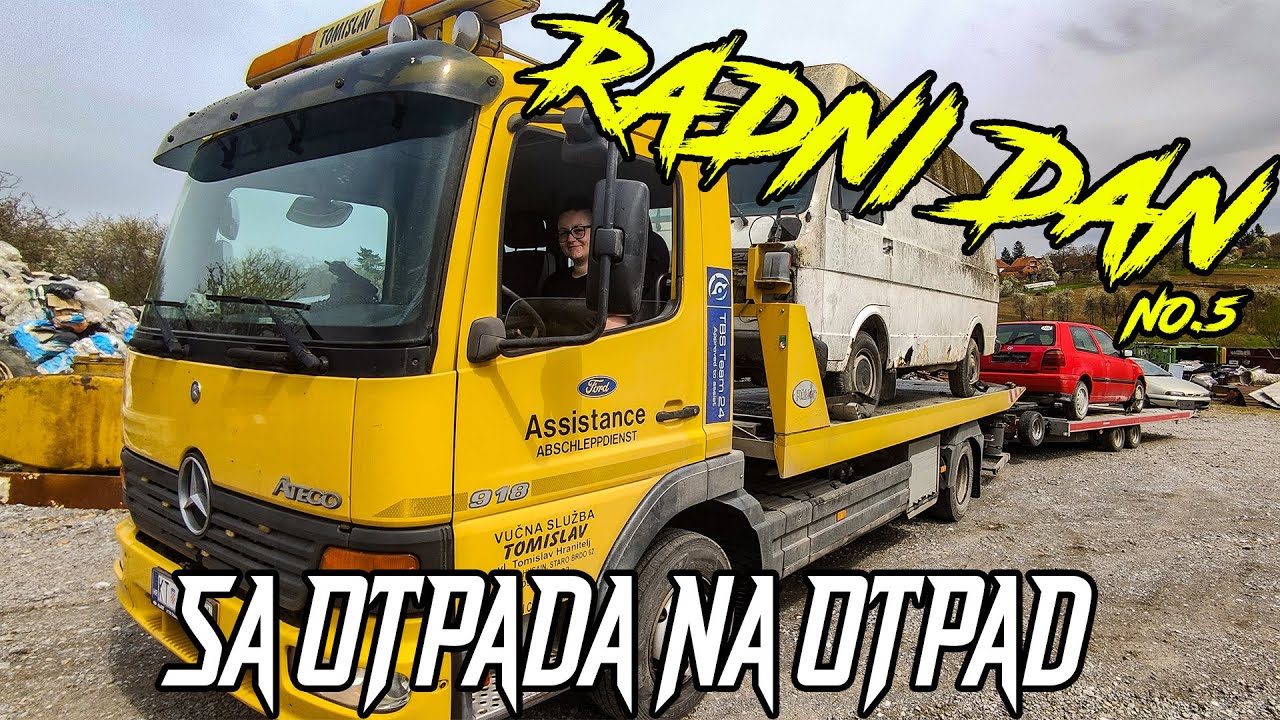 SA OTPADA NA OTPAD || Radni dan no.5 || Vučna Služba Tomislav