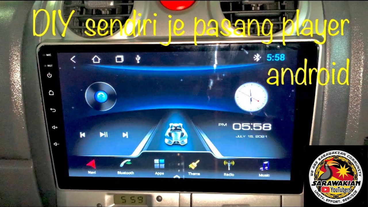 Diy project installing android player 9inch Isuzu Dmax