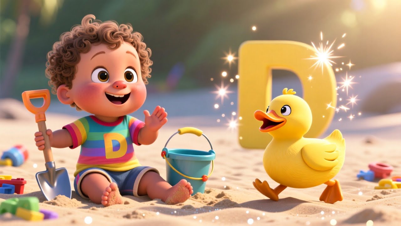 Sandbox ABC Playtime Joy 🏖️🔤 Fun Alphabet Song for Kids | Learn ABCs with Sandbox