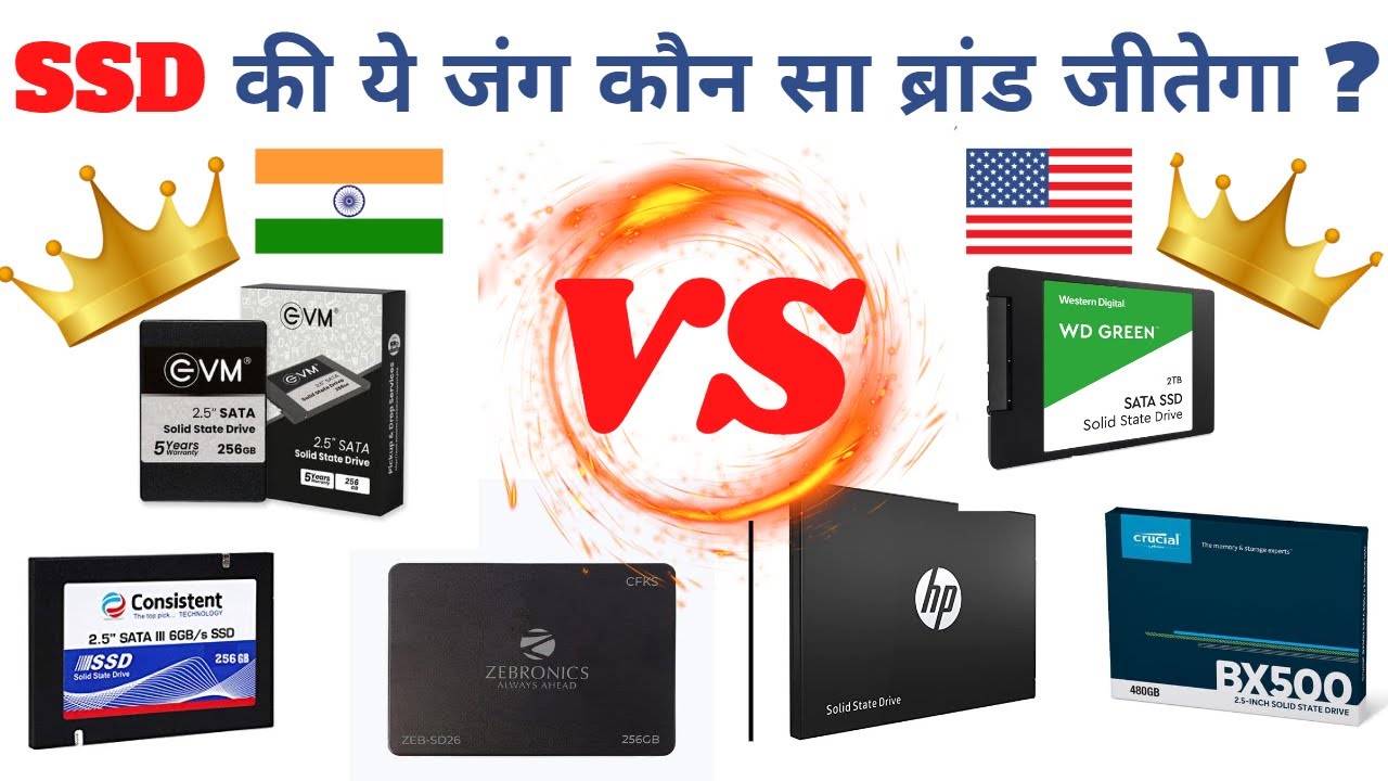 SSD REVIEW | SSD COMPARISION | SSD REVIEW EVM , CONSISTENT ,WD GREEN , HP SSD, ZEBRONICS ,CRUCIAL |
