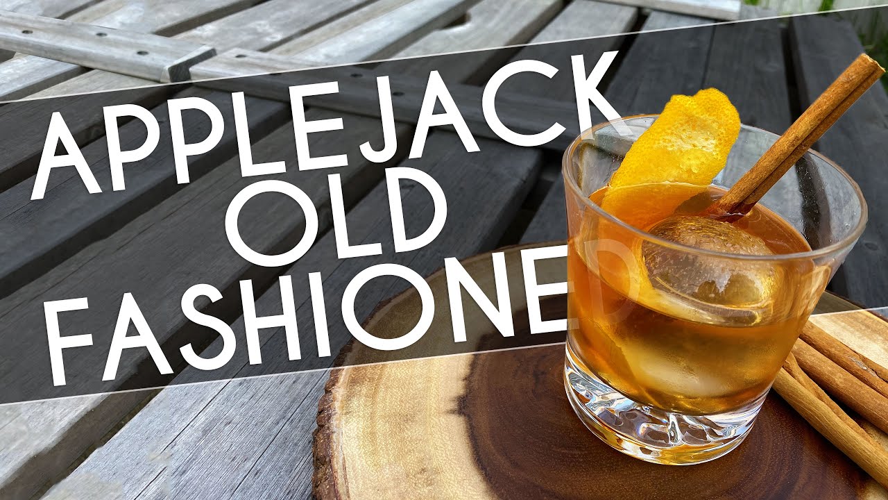 APPLEJACK OLD FASHIONED - Fall Cocktail Recipes & Drinks | Rob's Home Bar