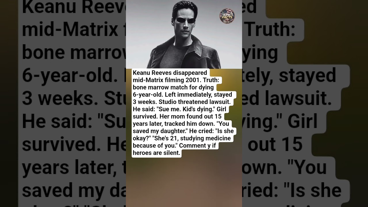 Keanu Reeves Left The Matrix For THIS?! 🥺