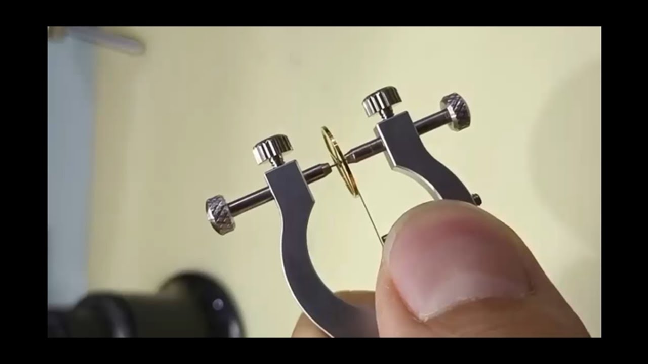 Replace damaged balance wheel pin 