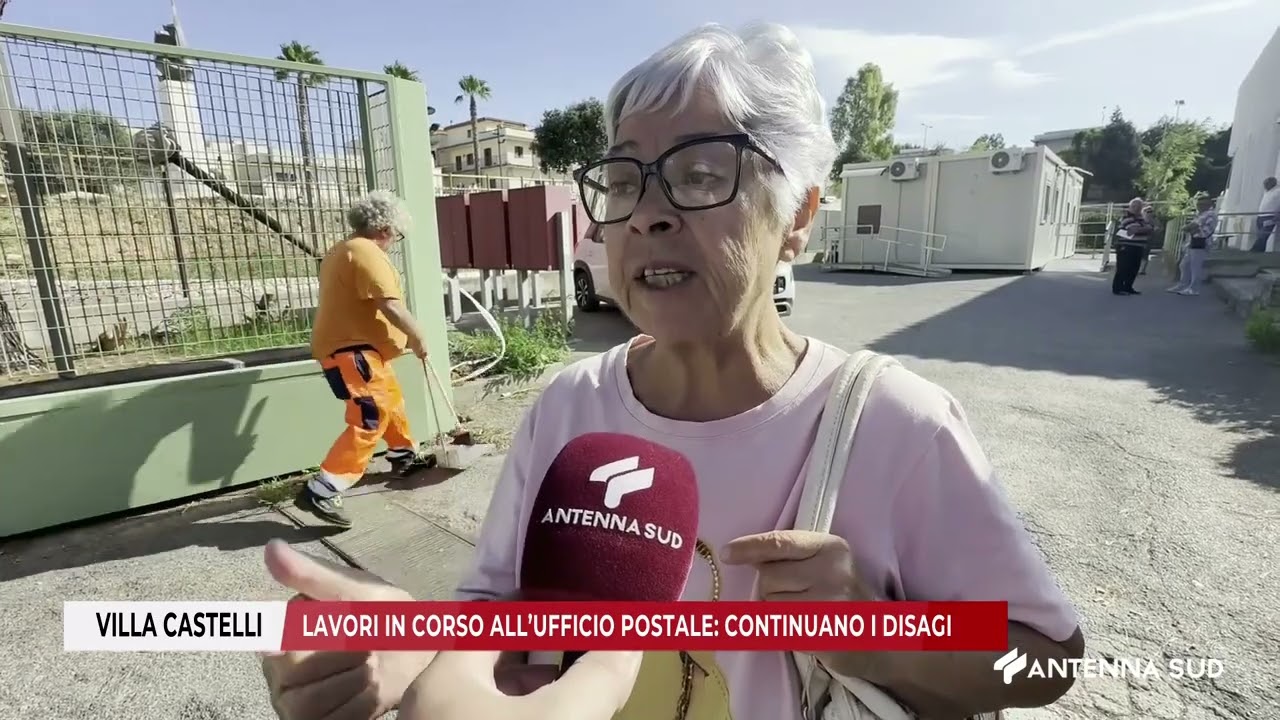 15 SETTEMBRE 2025   VILLA CASTELLI   LAVORI IN CORSO ALL&rsquo;UFFICIO POSTALE   CONTINUANO I DISAGI