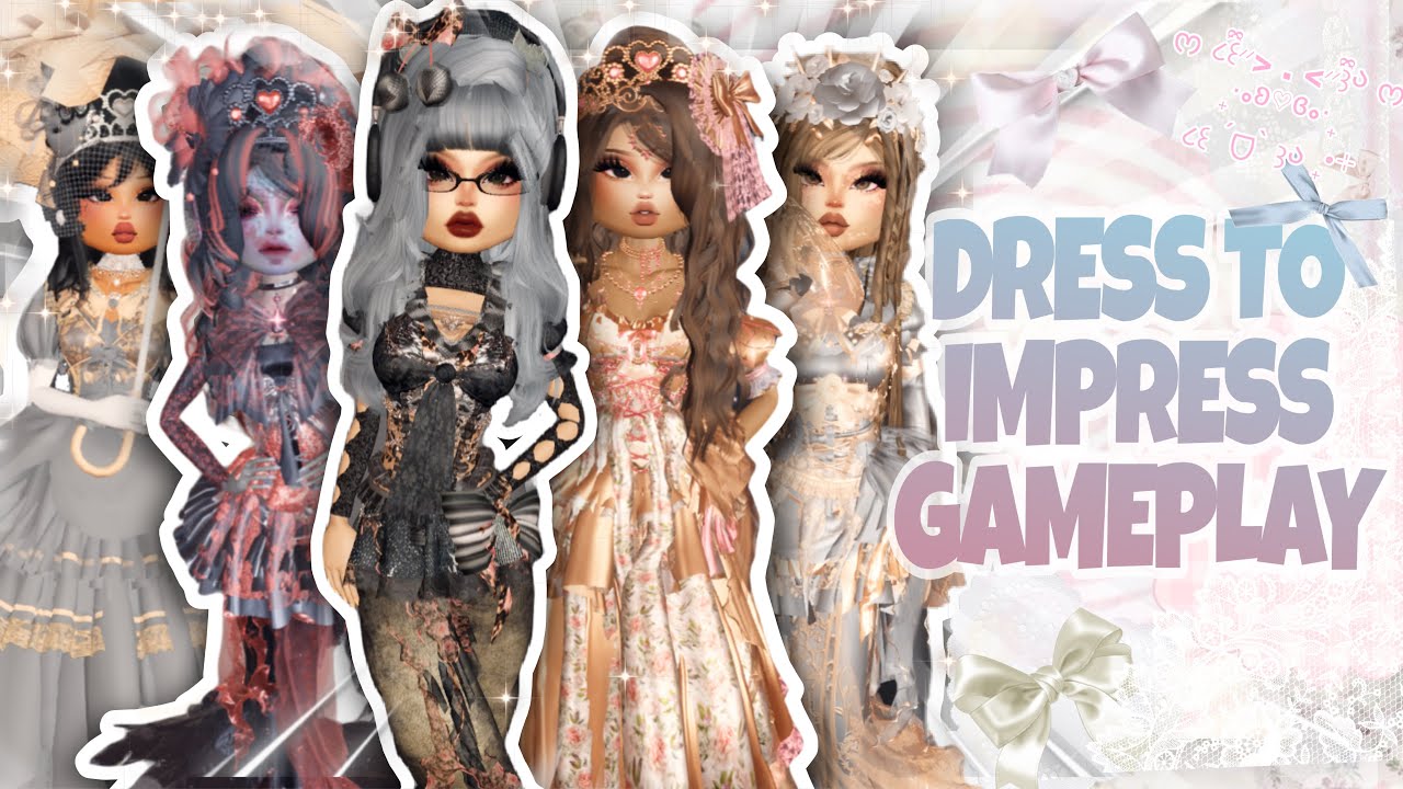 DRESS TO IMPRESS GAMEPLAY ⋆ ˚｡⋆୨୧˚