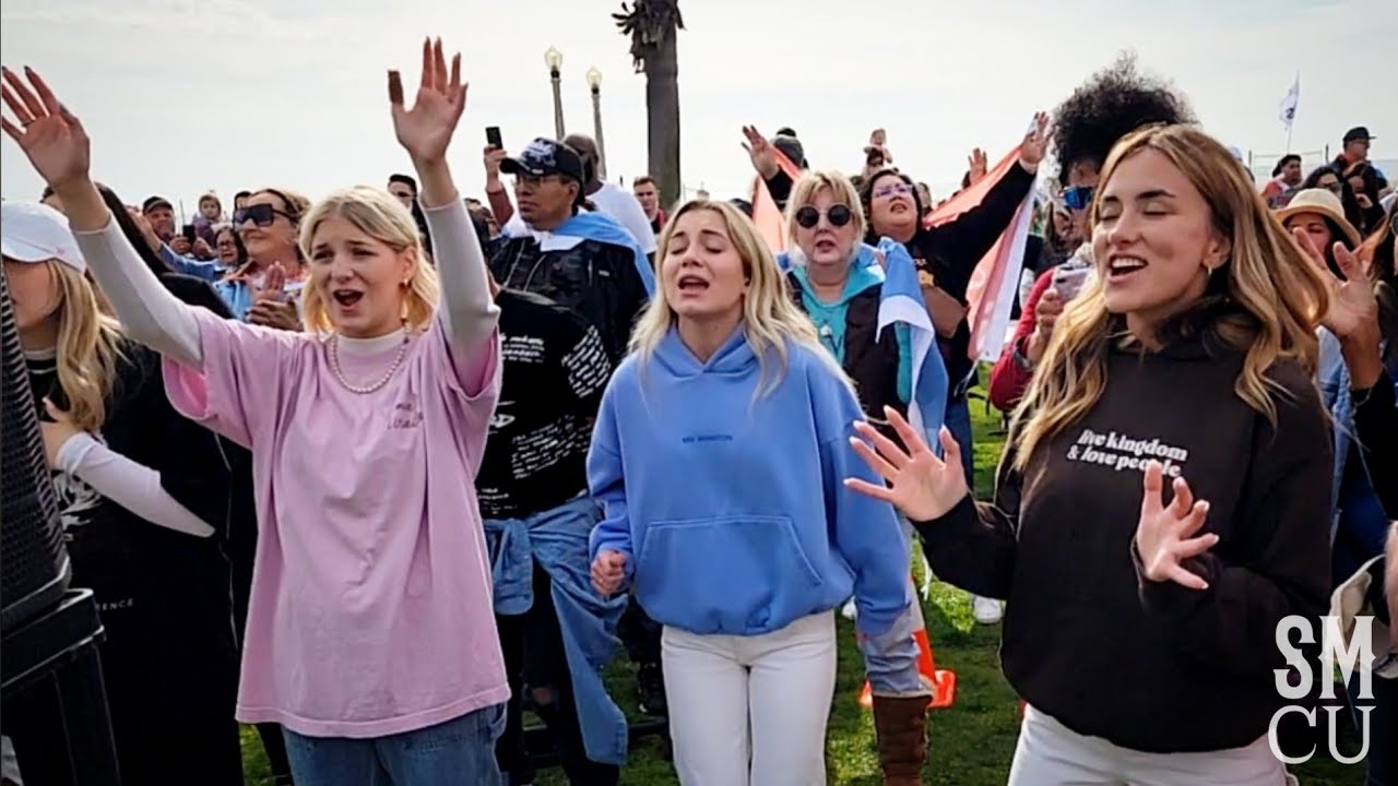 Christians Unite in Santa Monica for Powerful Jesus March and Celebration of Faith