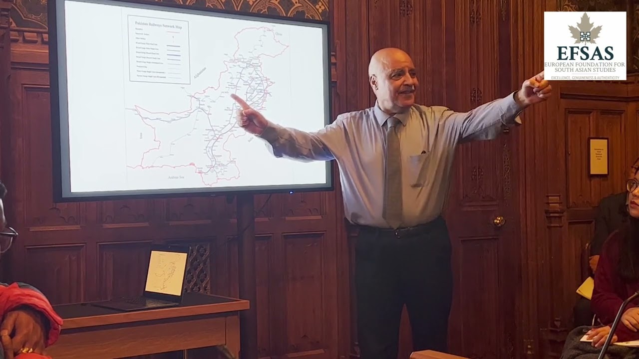 Dr. Said Alam Mehsud speaking during EFSAS Conference in House of Commons