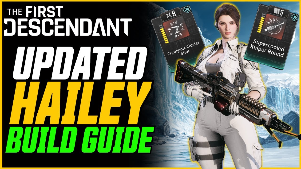 NEW MODS! Updated Hailey Build Guide! + Frostwatcher Setup // The First Descendant