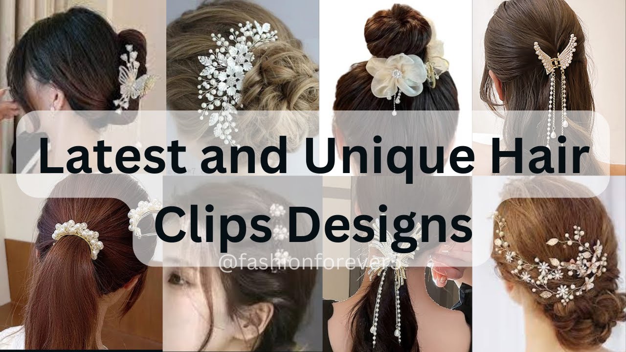 Latest Hair Accessories For Wedding & Parties| Unique Hair Clips Designs