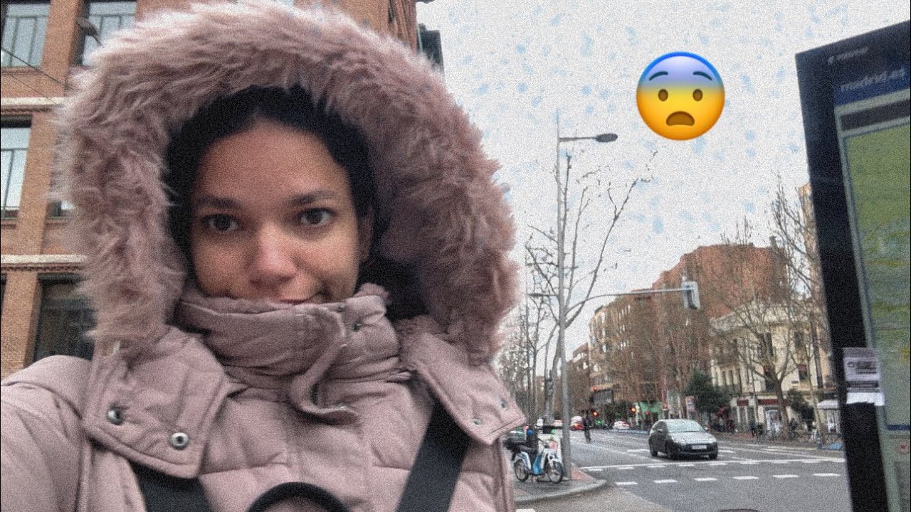 Regresé a Madrid por un show…Y CAE NIEVE😩🥶