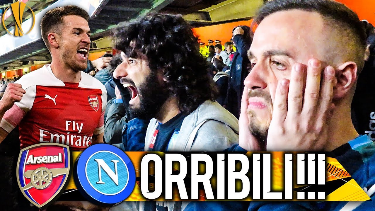 ORRIBILI!!! ARSENAL 2-0 NAPOLI | LIVE REACTION NAPOLETANI EMIRATES STADIUM 4K