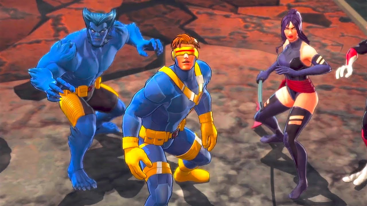 Люди Икс против Стражей (сцены боев в школе Ксавье) - Marvel Ultimate Alliance 3