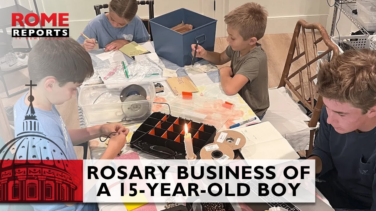 Meet the 15 year old who runs a handmade rosary business