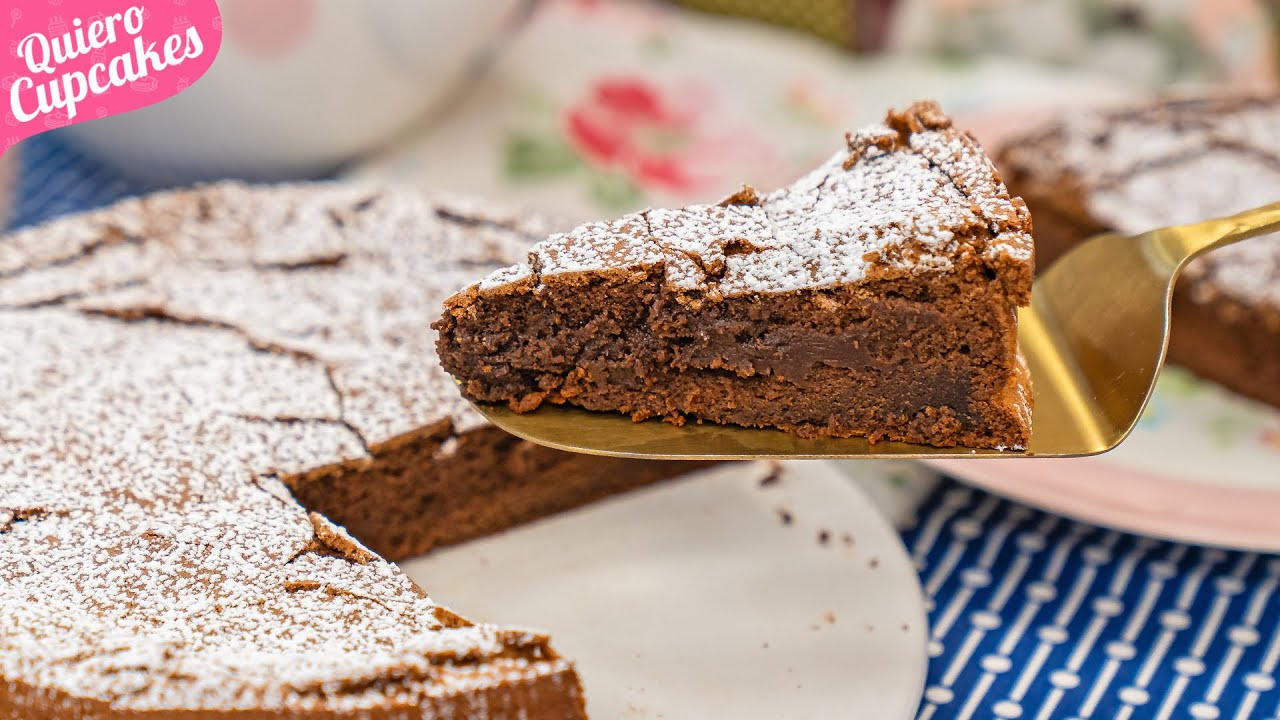 TORTA TENERINA | LA TARTA PRIMA HERMANA DEL BROWNIE DE CHOCOLATE 🍫| QUIERO CUPCAKES