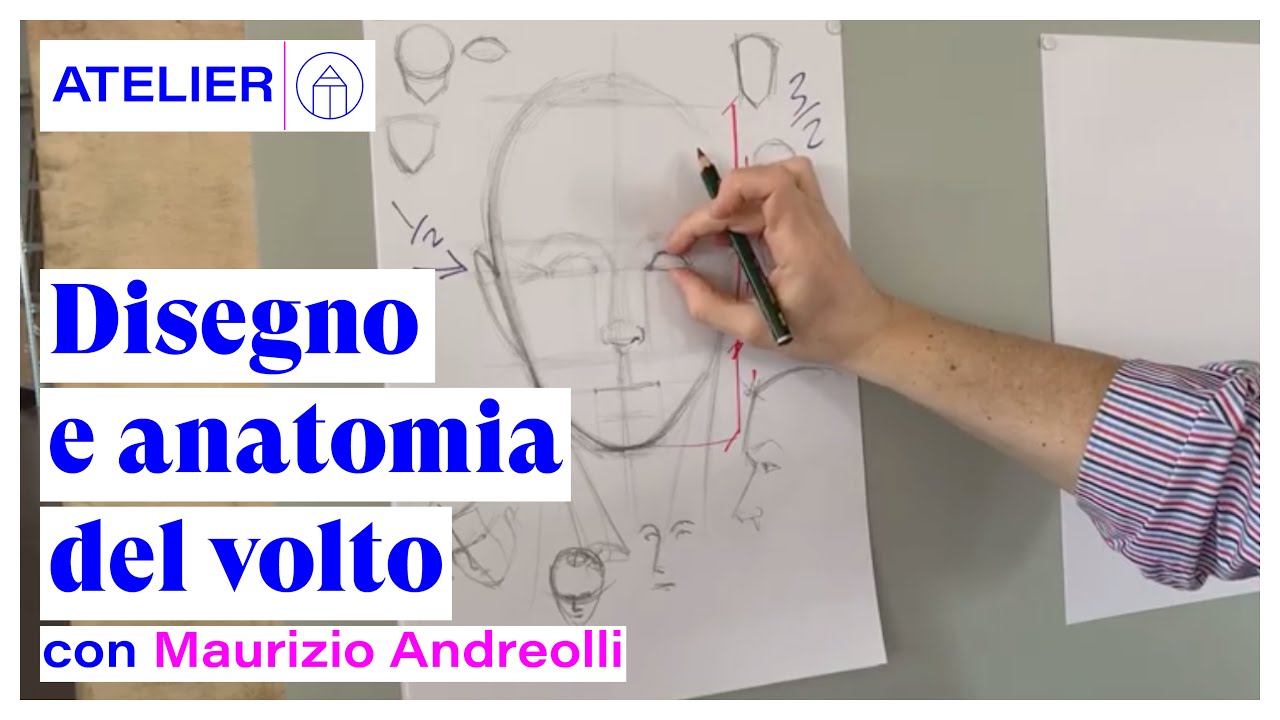 Disegno e anatomia del volto con Maurizio Andreolli per Lapis Atelier- 50 minuti
