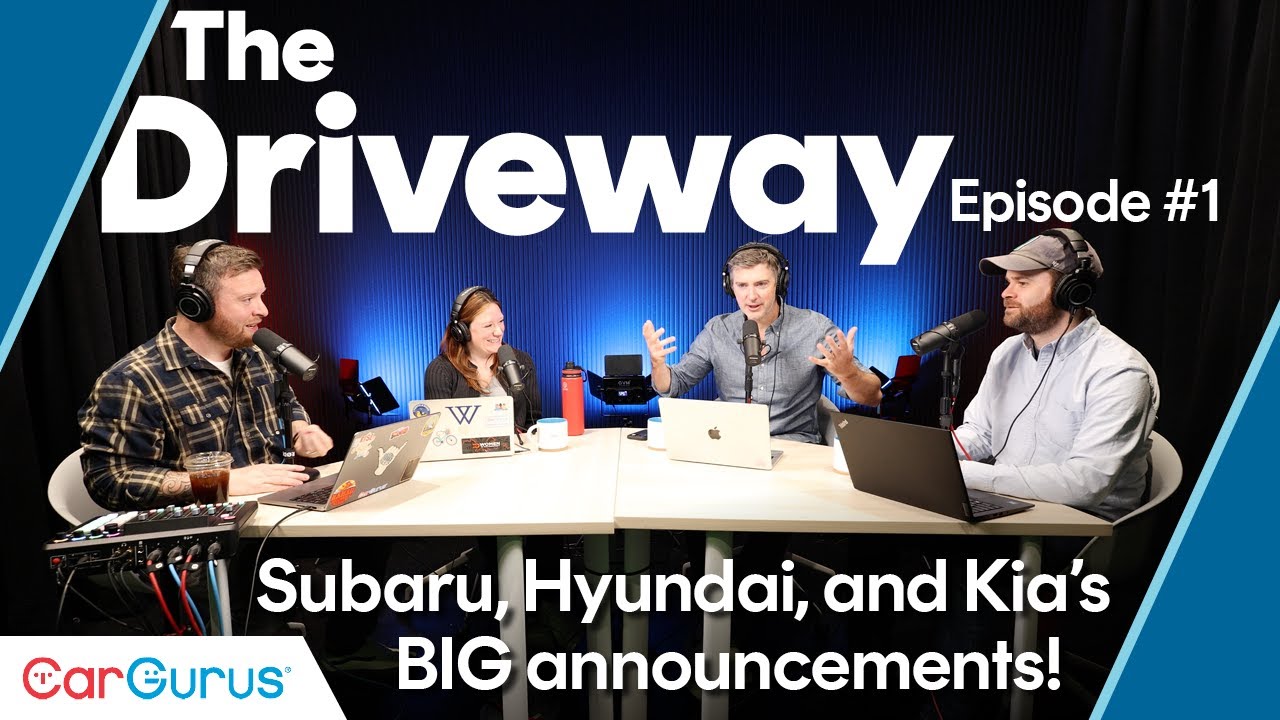 Subaru, Hyundai, and Kia's BIG Announcements! | The Driveway Podcast Episode #01