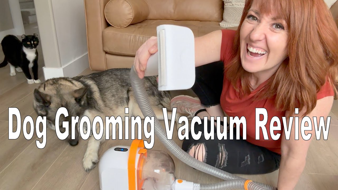 Why I picked this dog grooming vacuum and how well my dog tolerated it-  A product review video!