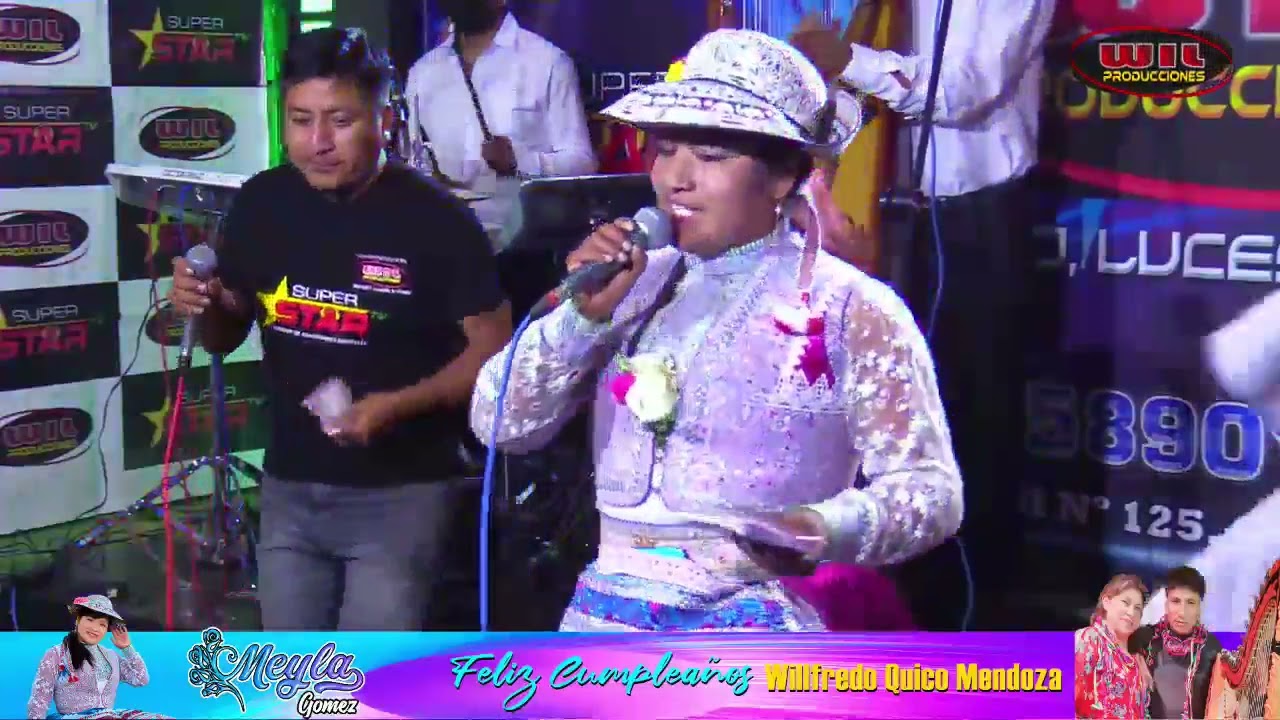 MEYLA GOMEZ Y LOS DINAMICOS DEL COLCA CUMPLEAÑOS DEL SR WILFREDO QUICO MENDOZA