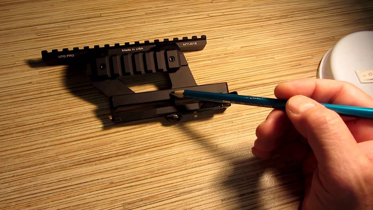 сайга мк 03 и кронштейн  Leapers UTG PRO MTU016