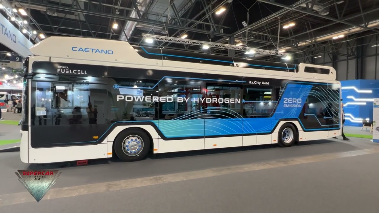 2024 Toyota Caetano Hydrogen Fuel Cell Bus   FIAA 2022  IFEMA Madeid