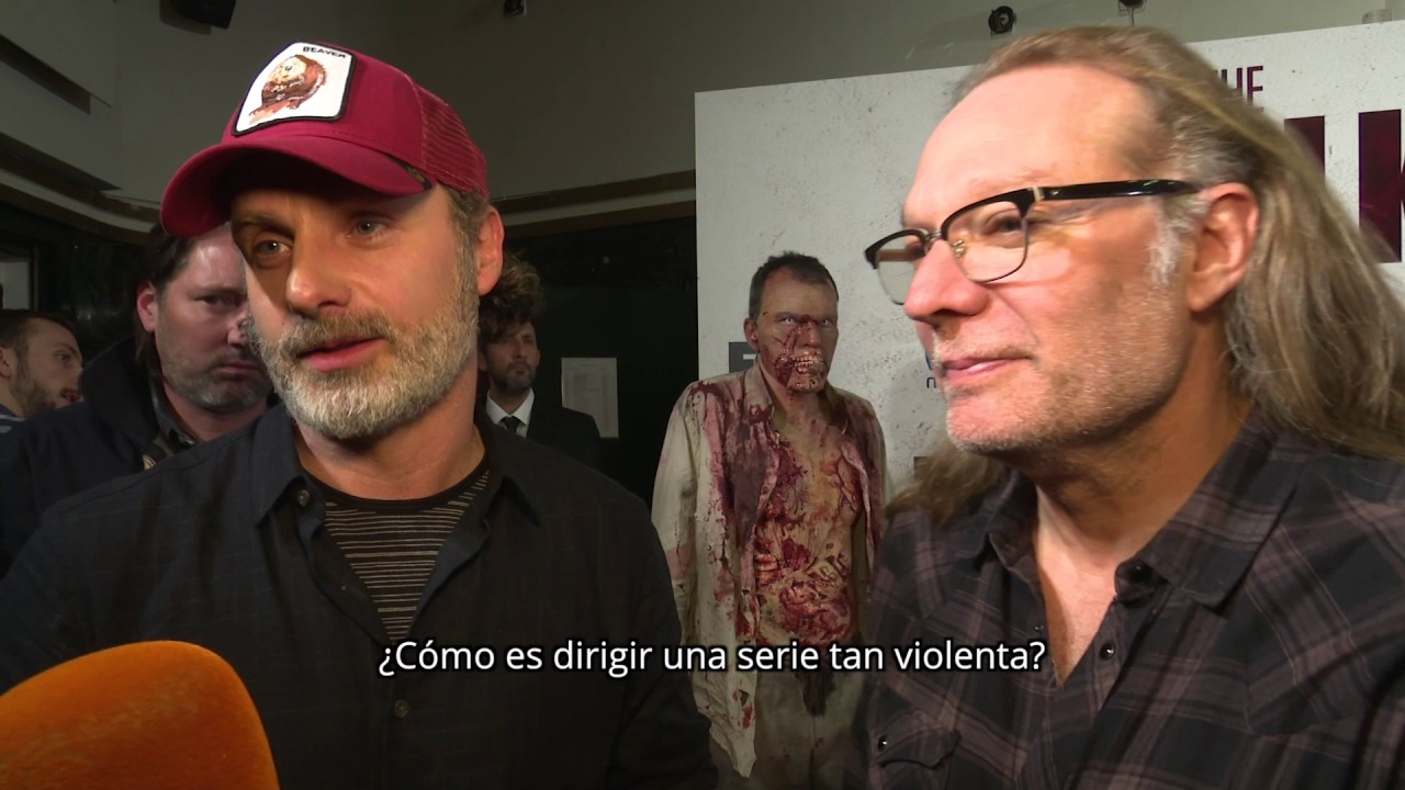 Los actores de 'The Walking Dead' revolucionan Madrid | Diez Minutos