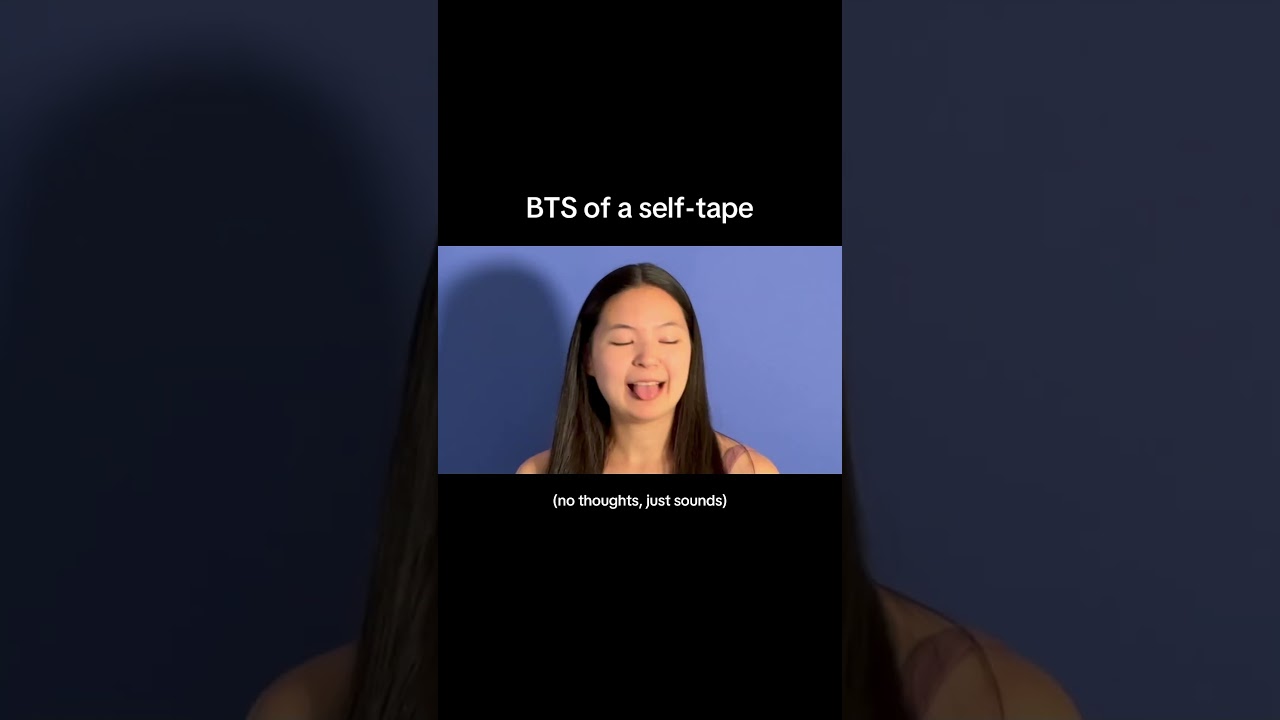 What it’s like filming a personality slate lol 