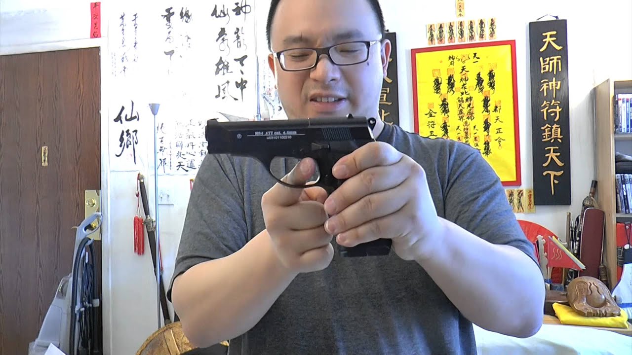 Обзор и стрельба из пистолета Beretta Mod 84 FS Co2 4,5 мм Blowback