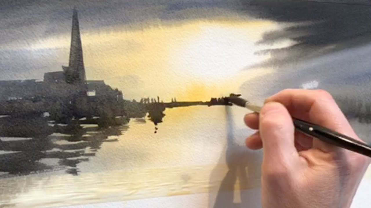 Paint reflection and tones within a London horizon - Paul Kenton
