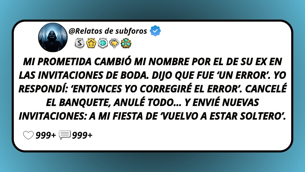 Mi Prometida Cambió Mi Nombre Por El De Su Ex En Las Invitaciones De Boda. Dijo Que Fue ‘Un Error...