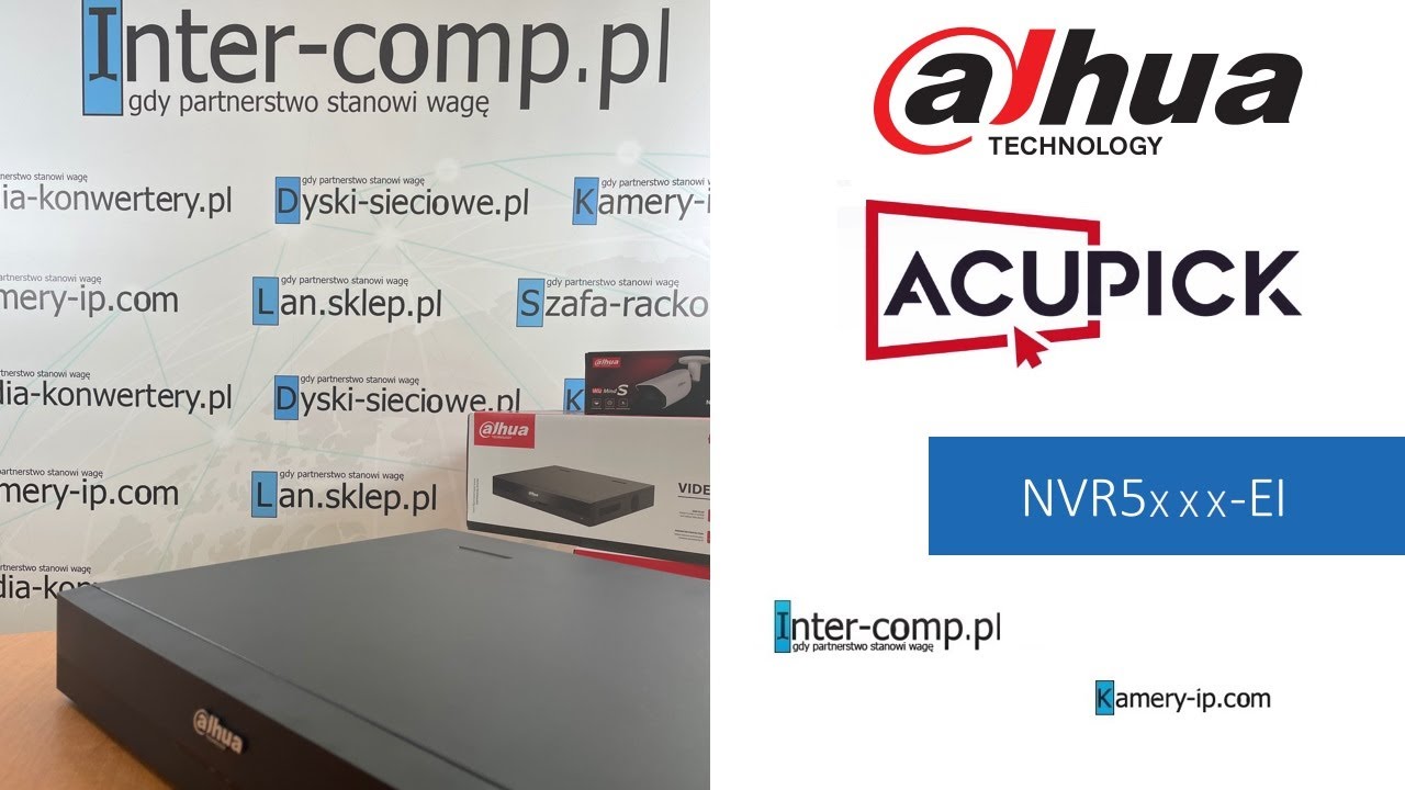 Dahua NVR5xxx-EI (AcuPick) - prezentacja nowej serii NVR - www.kamery-ip.com