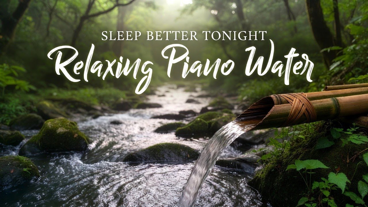 Healing Piano with Gentle River Nature 🍃 Relaxing Music for Calm Mind