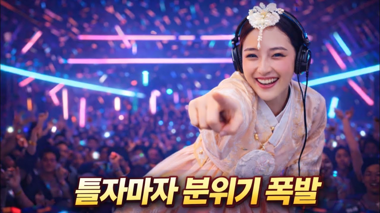[AI 감성 음악 플레이] 심박수 200% 폭주 | K-Trot Dance Mix | 틀자마자 텐션 UP