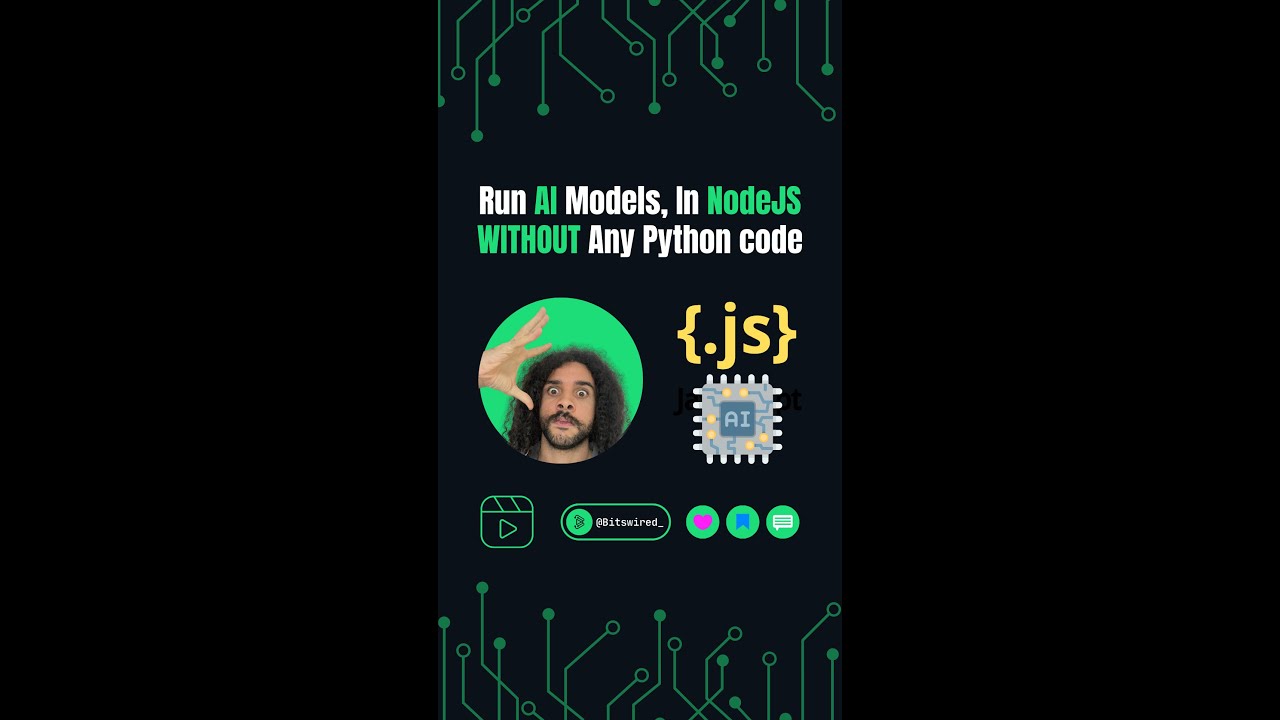 Run AI Models, In NodeJS WITHOUT Any Python Code