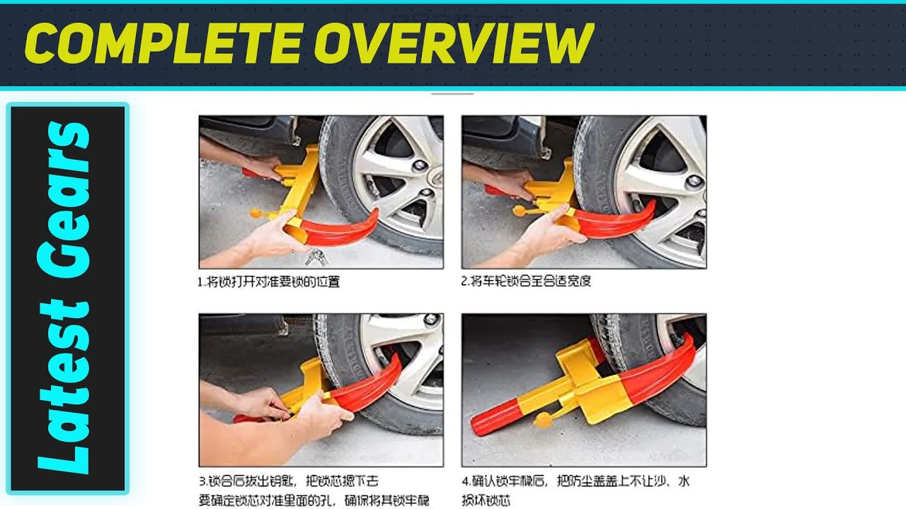 Heavy-Duty Trailer Lock Wheel Clamp: The Ultimate Anti-Theft Weapon