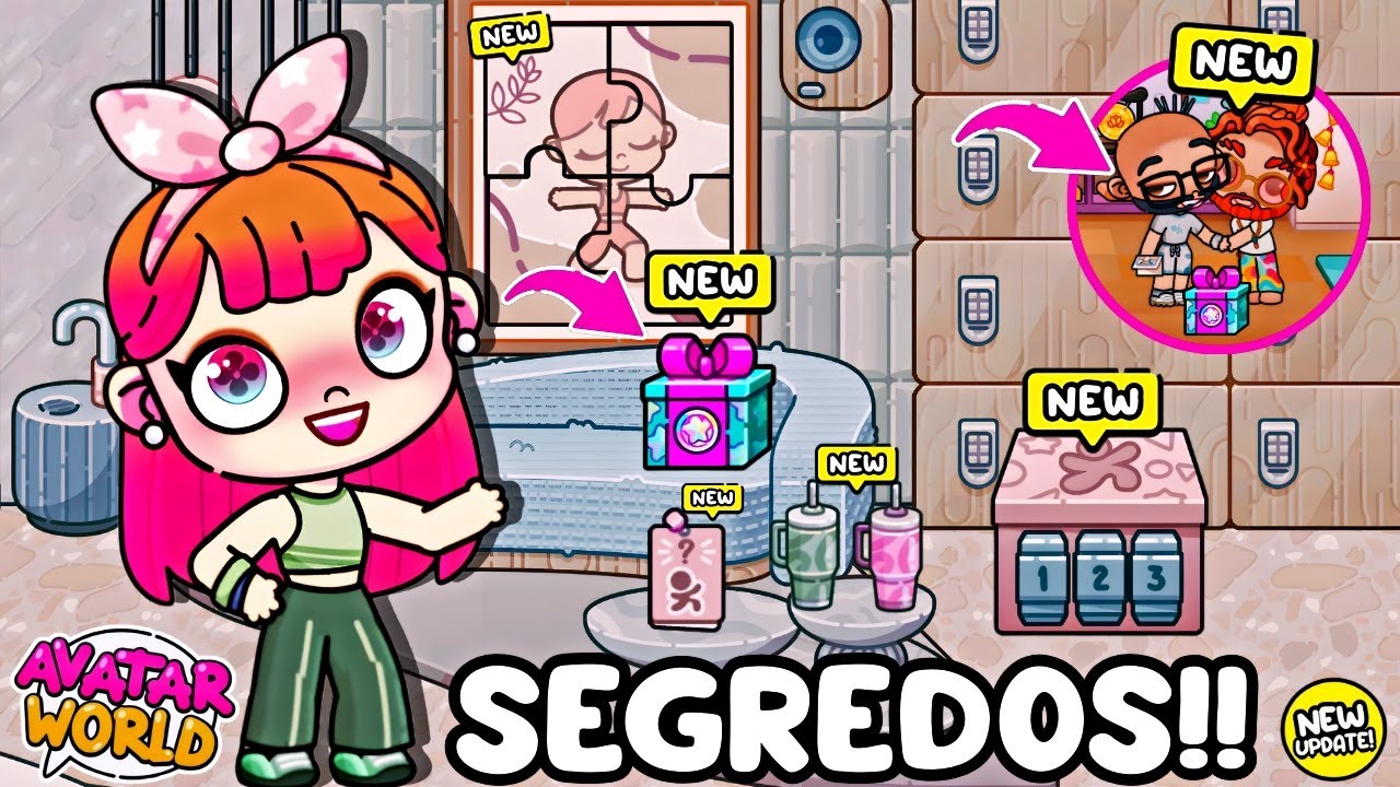 TODOS OS SEGREDOS DA NOVA ATUALIZAÇÃO DO AVATAR WORLD!!