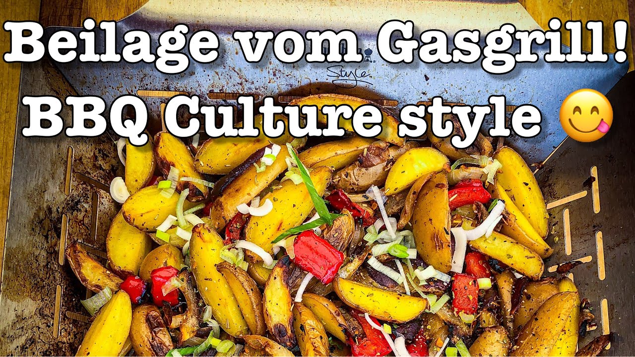 Kartoffel Gem&uuml;&szlig;e Pfanne vom Gasgrill - Leckere Beilage