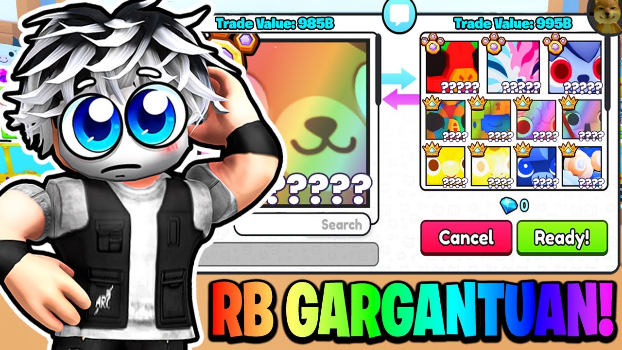 DOSTAŁEM NIESAMOWITE OFERTY ZA RAINBOW GARGANTUAN MATRYOSHKA BEAR W PET SIMULATOR 99! Roblox