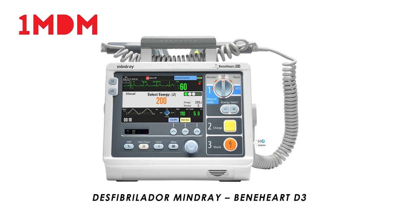 DESFIBRILADOR MINDRAY – BENEHEART D3