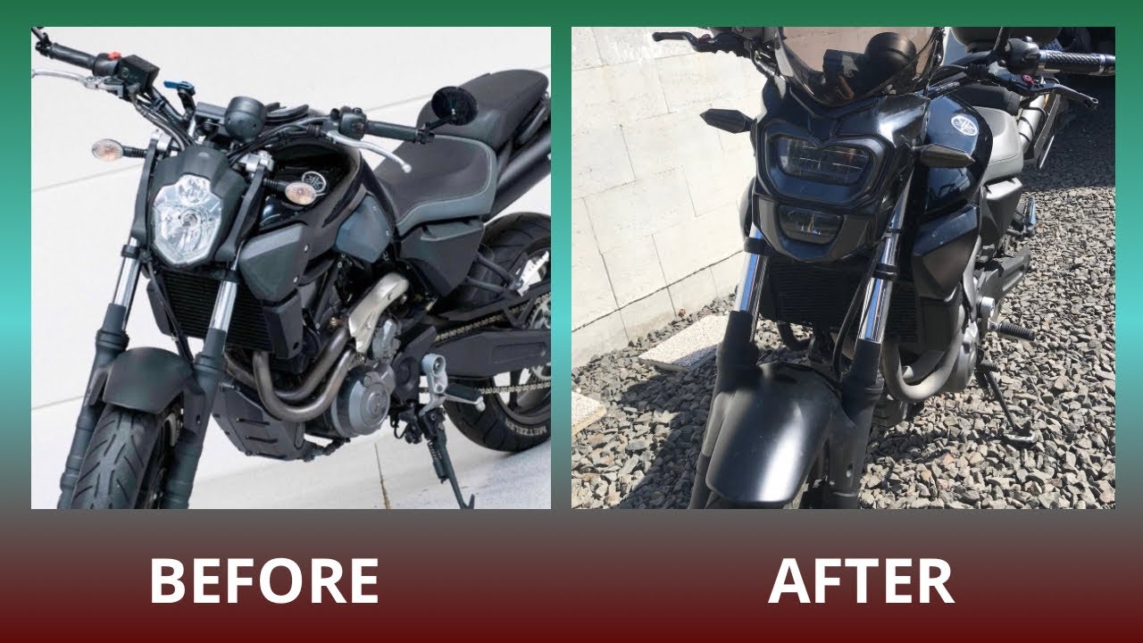 Yamaha MT03 jednoduchá úprava / Easy Moto Style