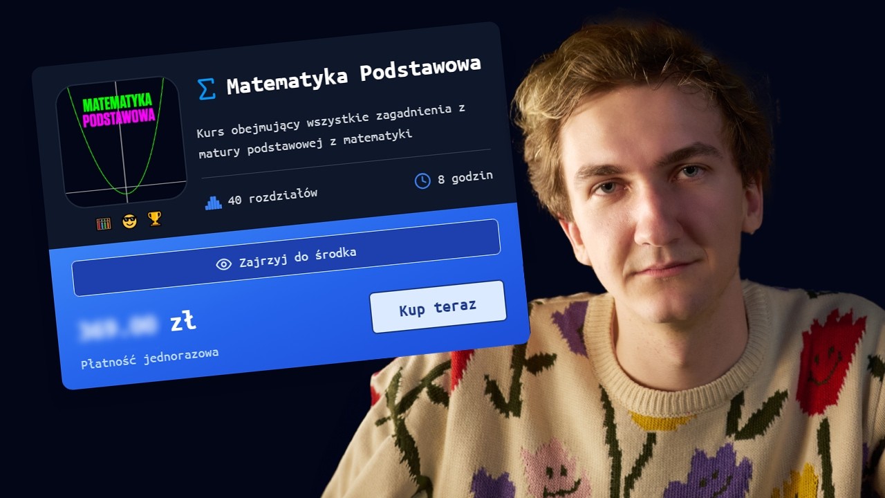 stworzyłem KURS maturalny