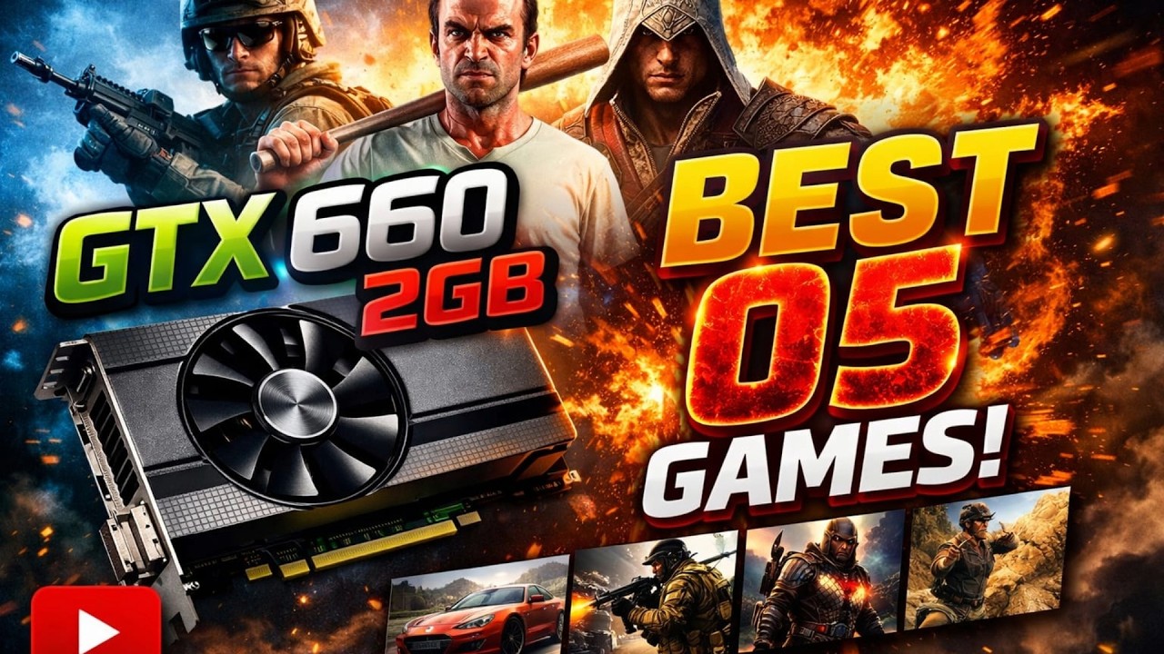 Top 5 Best Games to Play with GTX 660 2GB