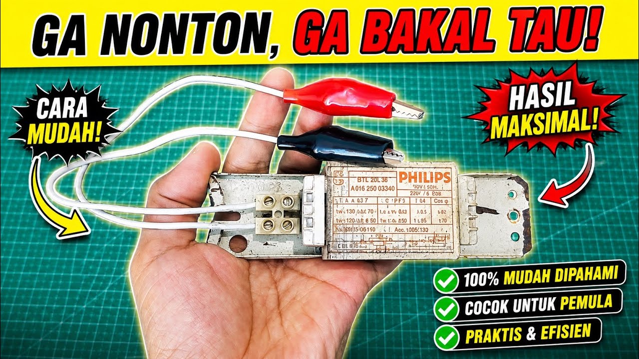 Ide Kreatif Memanfaatkan Trafo Ballast Bekas