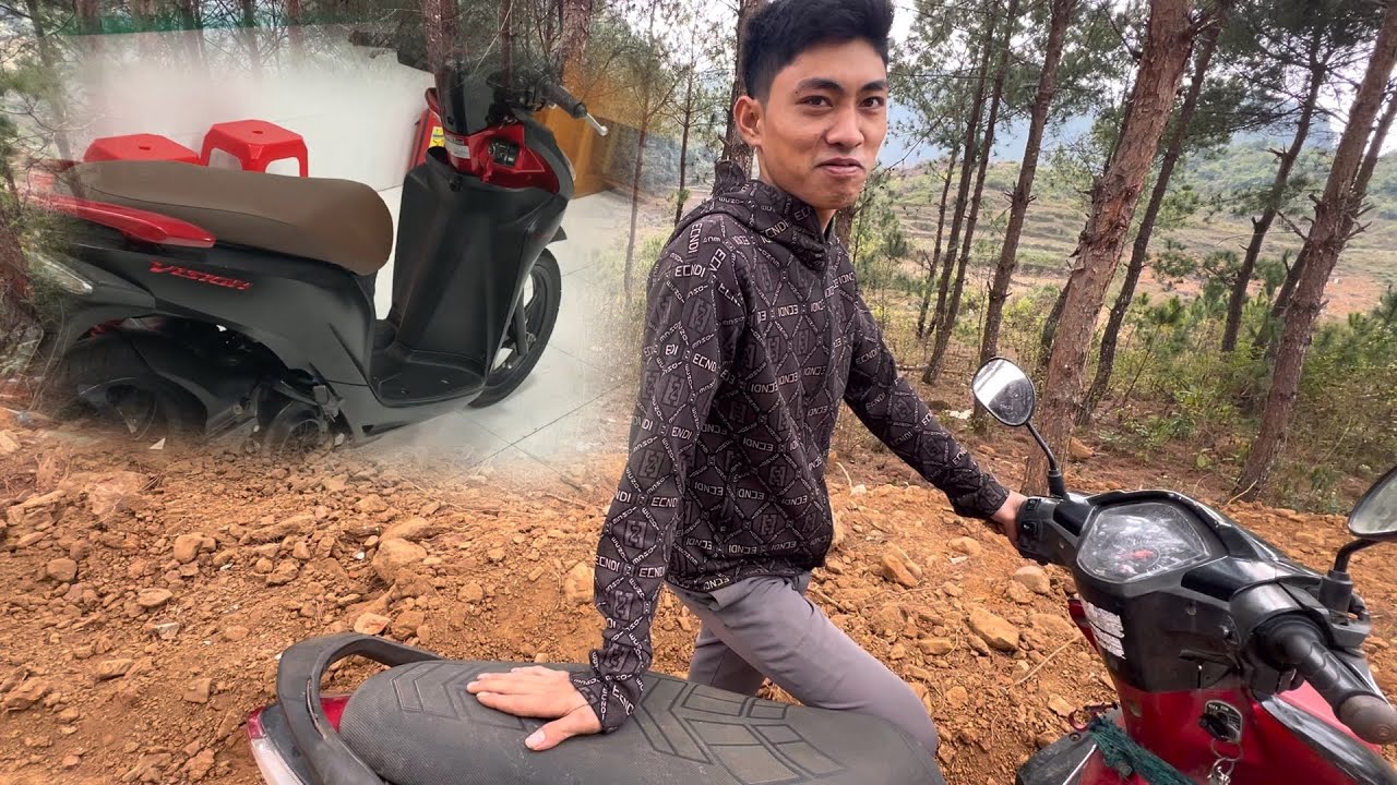 Em phong,thời tới cản không kịp,mẹ nuôi sắm xe xịn chuẩn bị học bằng ô tô theo mẹ kiếm cơm..!