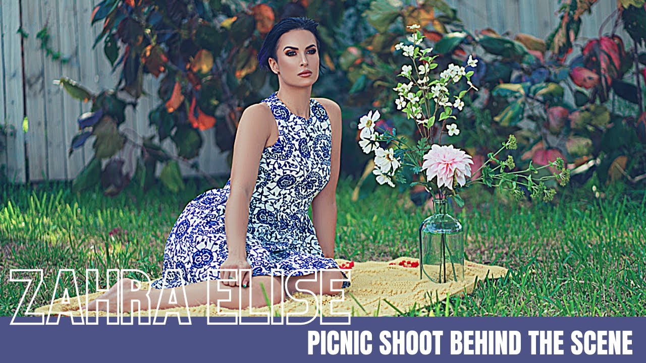 Picnic Shoot BTS  |  Zahra Elise