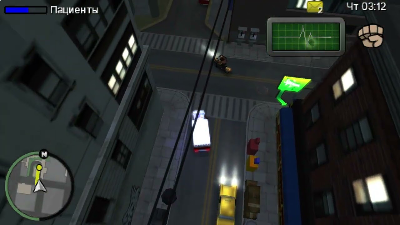 Играем в GTA: Chinatown Wars - работаем медиком!