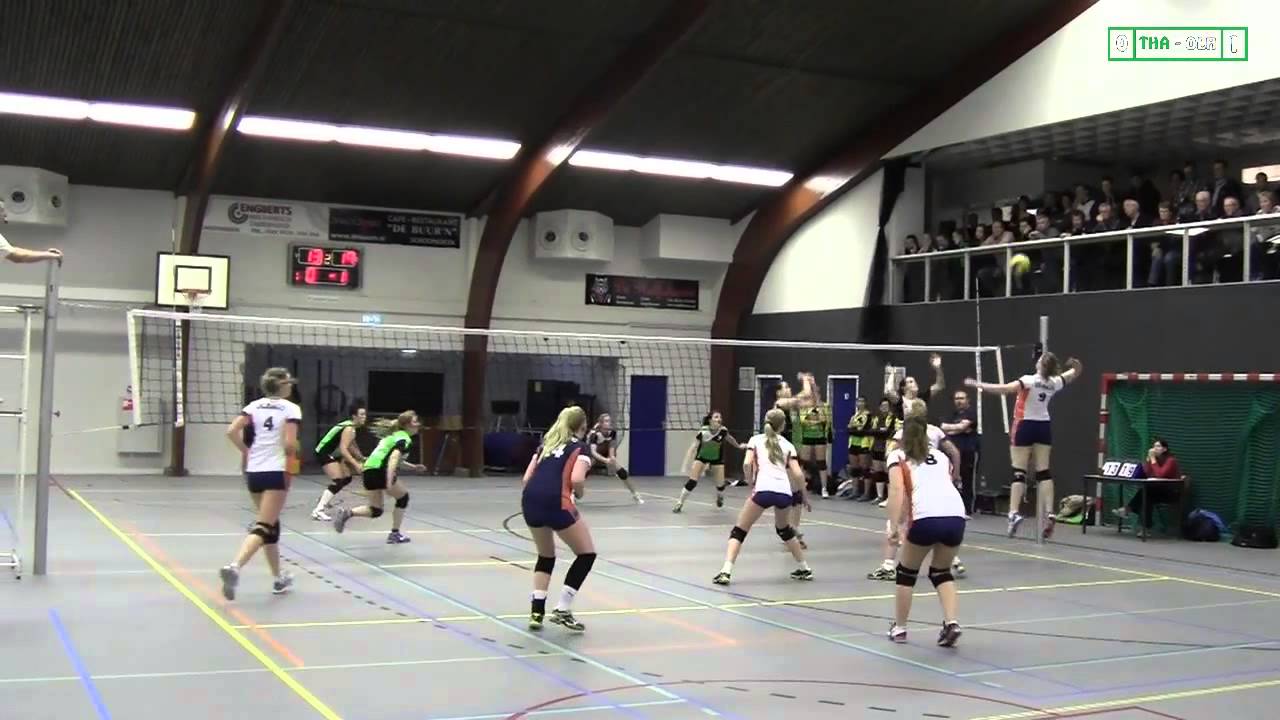 Volleybal Dames 1e Klasse D: Thriantha D1 - Olhaco D2 [21-03-2015]