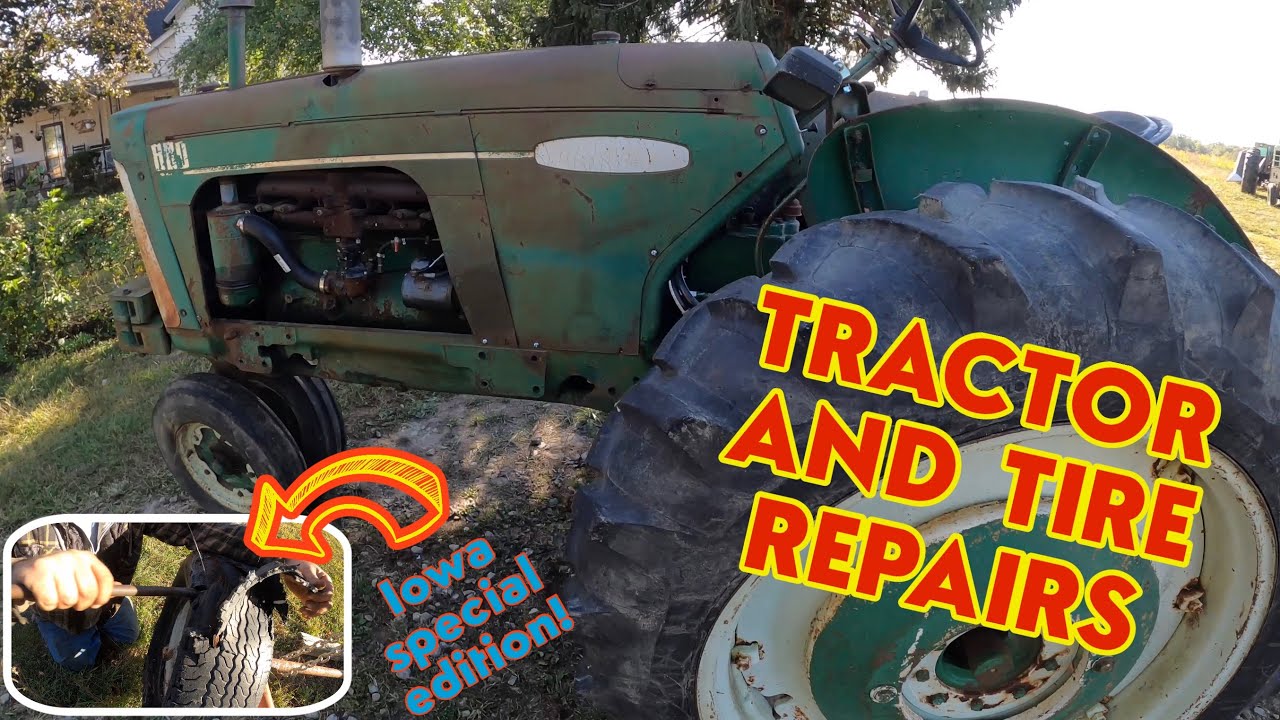 TRACTOR and TIRE Repairs!! OLIVER 880